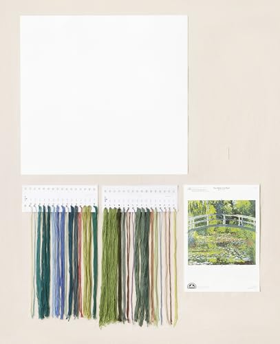 dmc-the-masters-collection-lo-stagno-delle-ninfee-di-monet-kit-punto-croce-avanz image 8