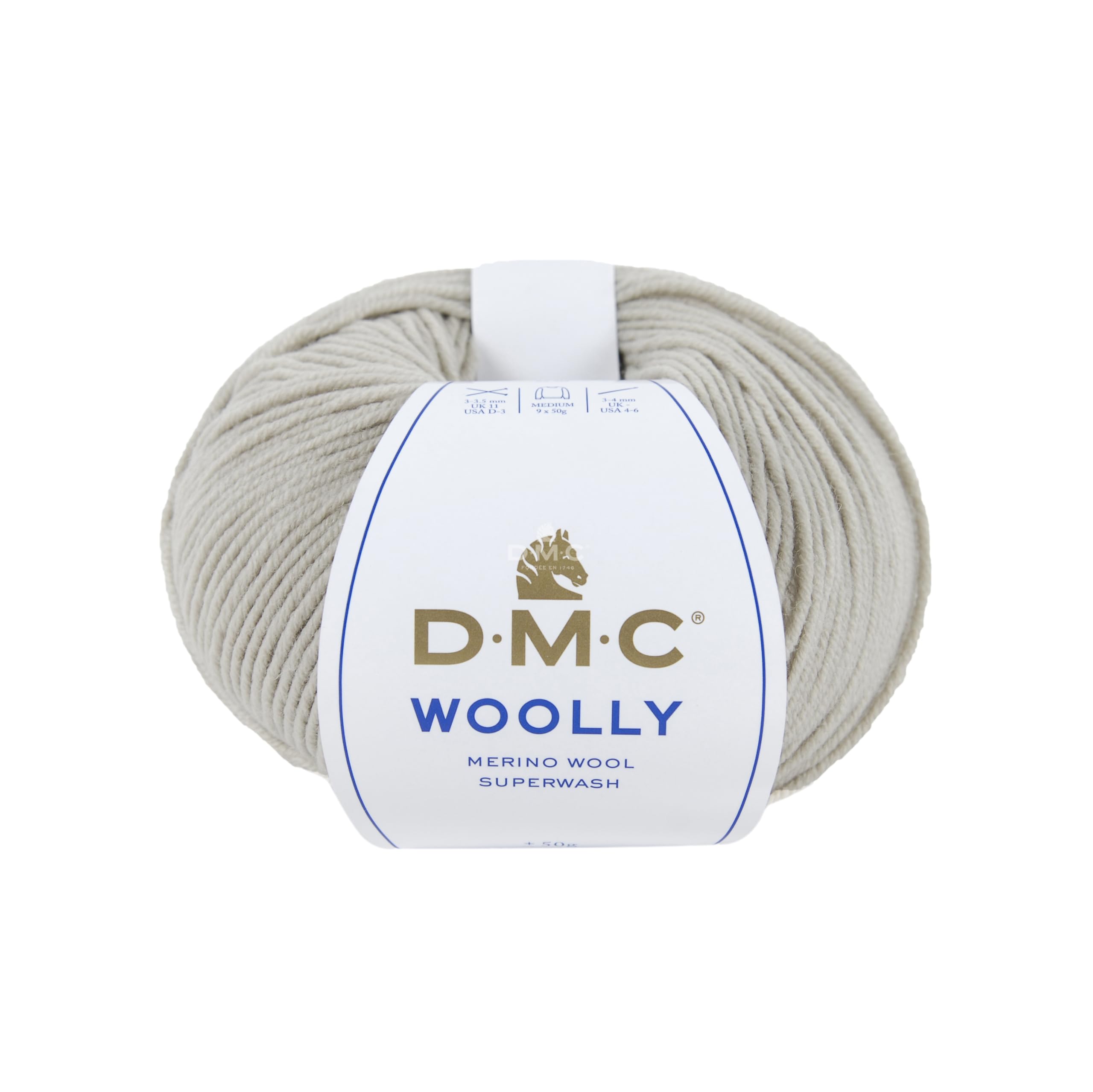 dmc-woolly-100-lana-merino-50-g-gomitolo-per-maglia image 1