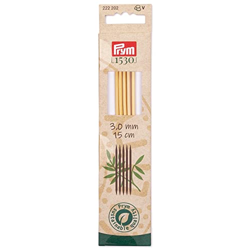 prym-1530-ferri-bamboo-a-doppia-punta-15-cm-3-00-mm image 4