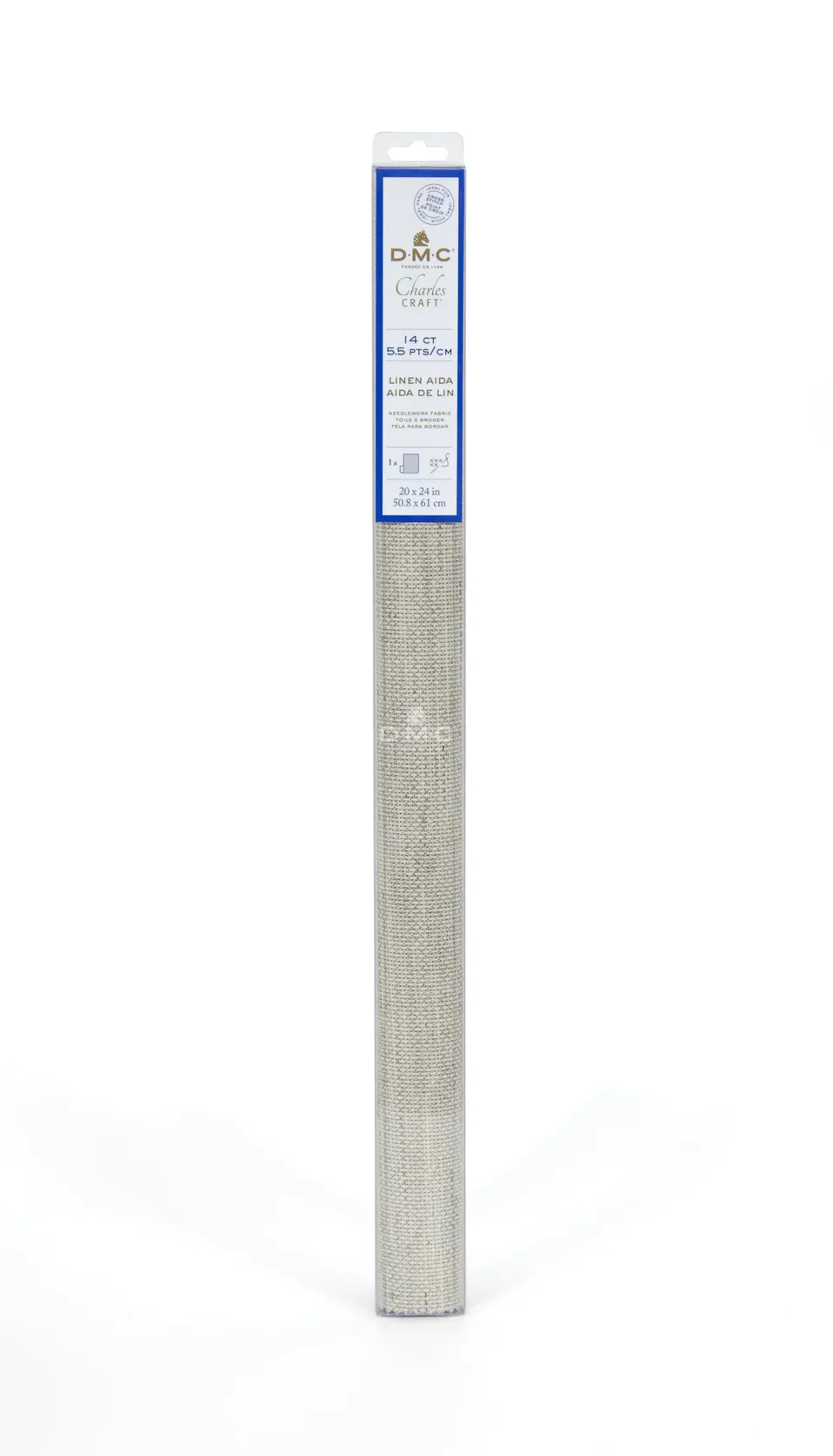 dmc-aida-di-lino-14-ct-tessuto-punto-croce-50-8-x-61-cm image 1