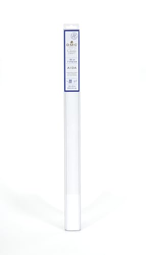 dmc-tela-aida-100-cotone-punto-croce-pretagliata-38-1x45-7-cm-e-50-8x61-cm image 4