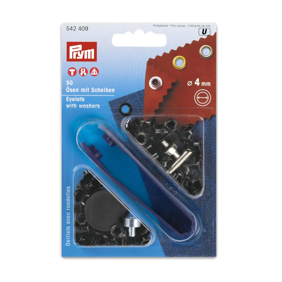 prym-occhielli-con-rondella-4-mm-bronzo-50-pezzi image 1