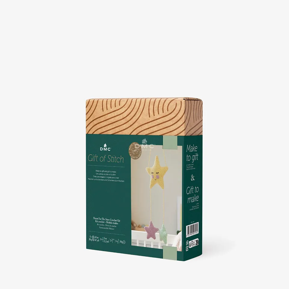 dmc-gift-of-stitch-giostrina-di-stelle-kit-uncinetto-neonato image 1