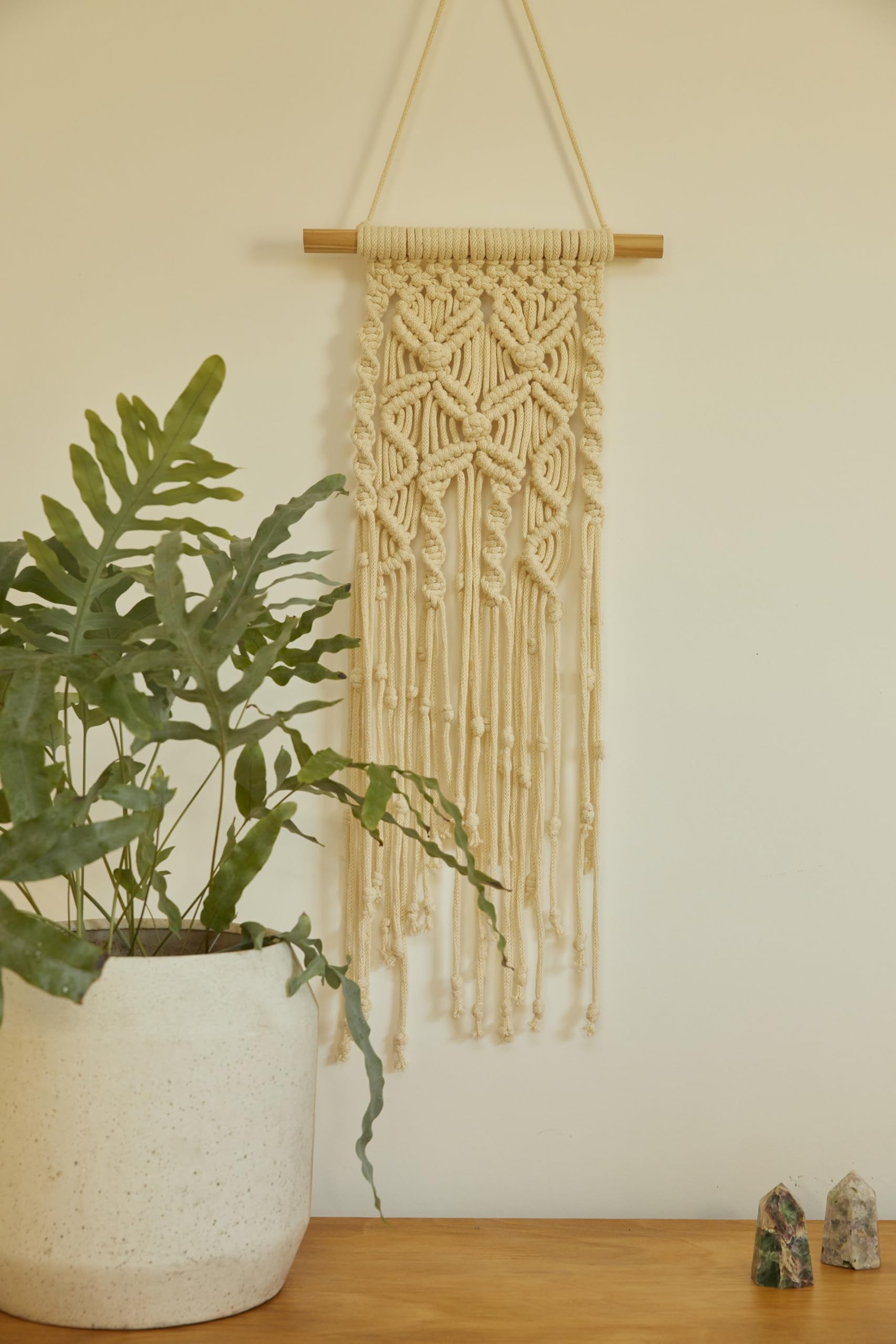 dmc-pannello-decorativo-macram-nova-vita-12-con-tassello-legno-30-cm image 3