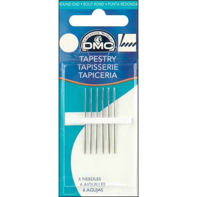 dmc-aghi-per-tappezzeria-in-acciaio-nichelato-5-1-cm image 1