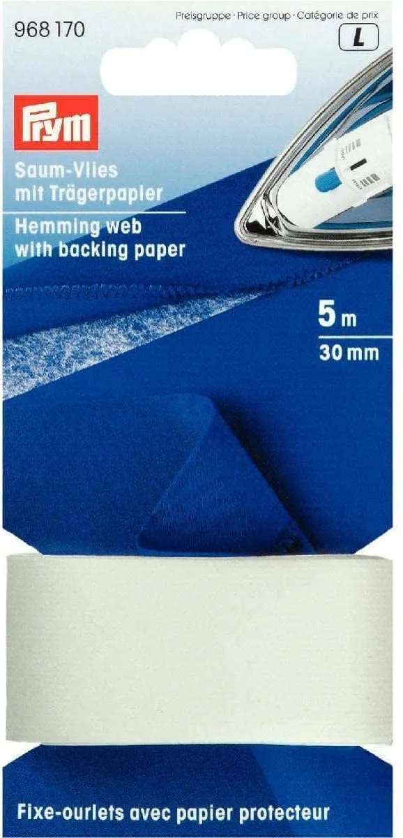 prym-hemming-web-nastro-orlo-termoadesivo-bianco-30-mm image 1