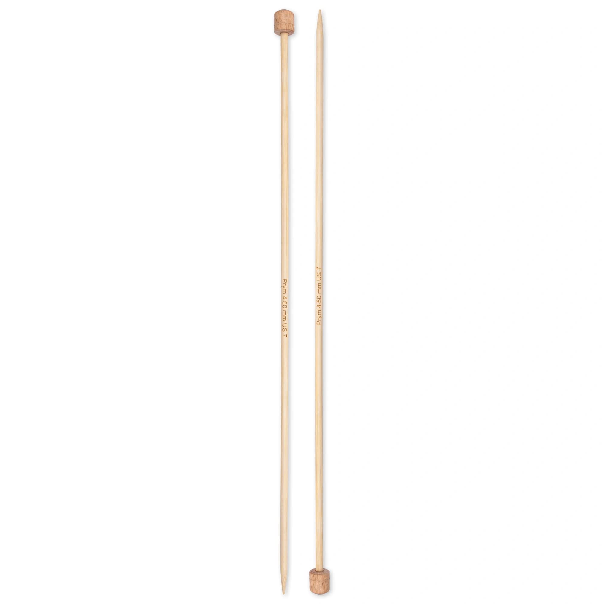 prym-1530-ferri-da-maglia-in-bamb-a-punta-singola-33-cm-4-5-mm-confezione-da-2-n image 2
