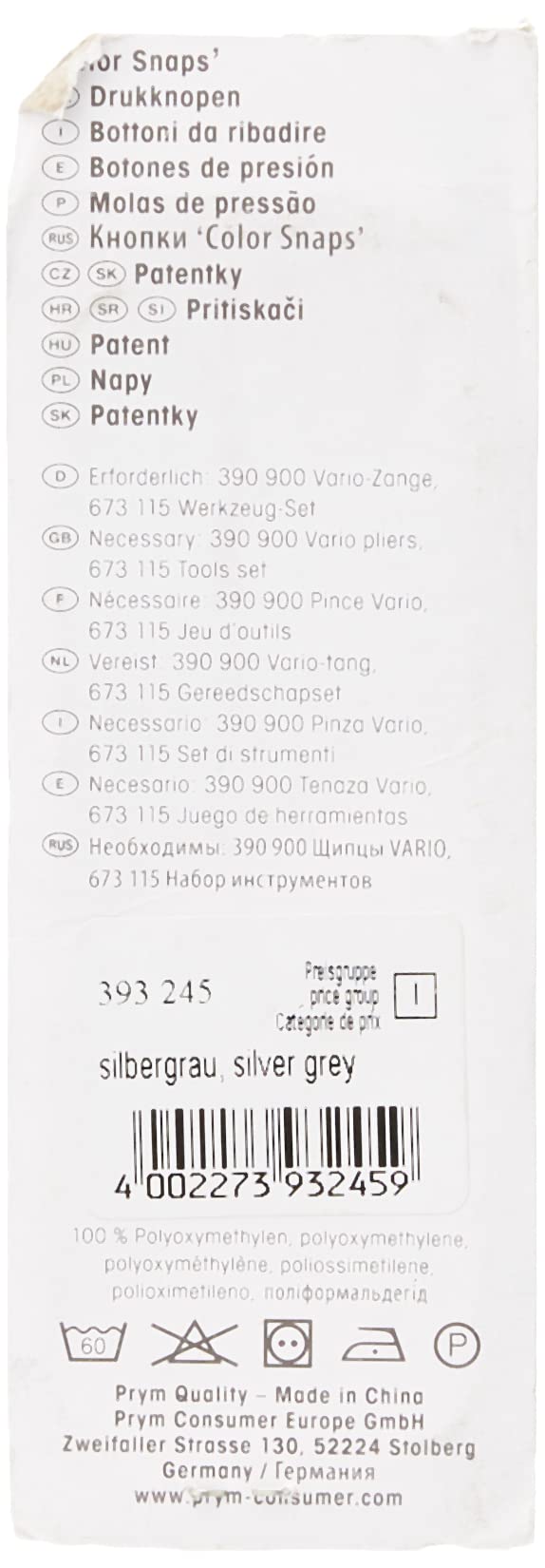 prym-393245-color-snaps-stella-argento-bottoni-automatici image 2