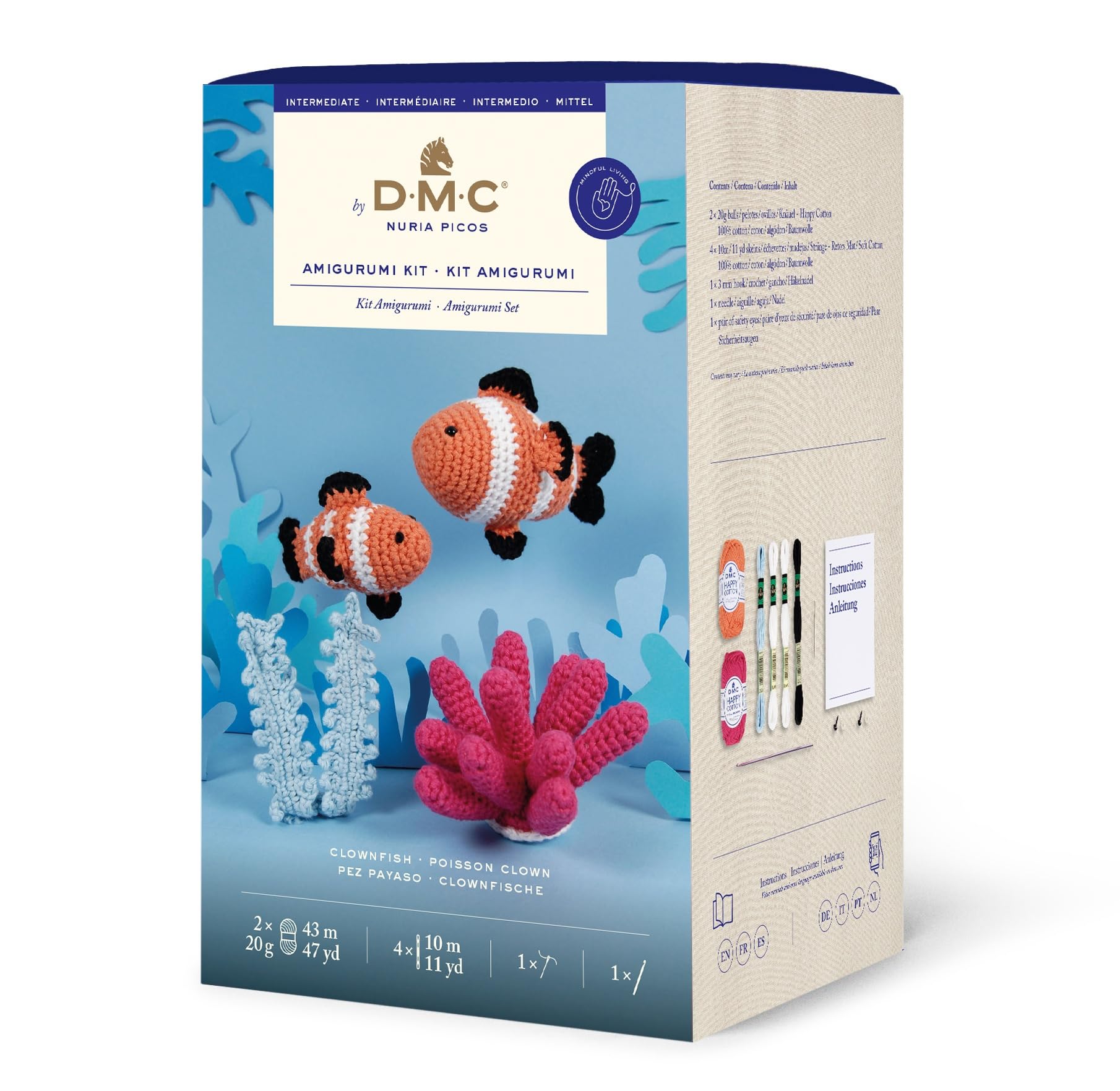 dmc-pesce-pagliaccio-kit-amigurumi-intermedio image 1
