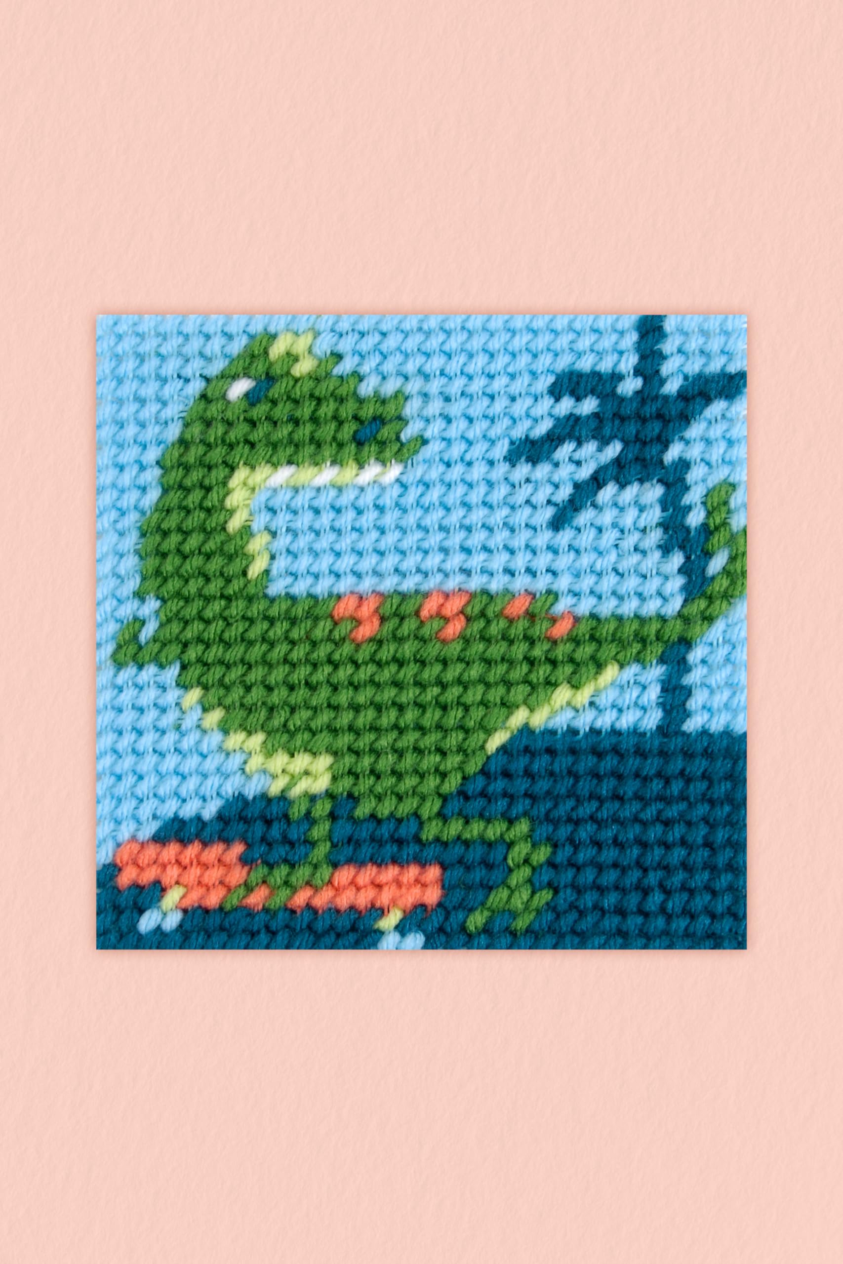 dmc-gift-of-stitch-didier-il-dinosauro-kit-tappezzeria-facile-per-bambini image 2