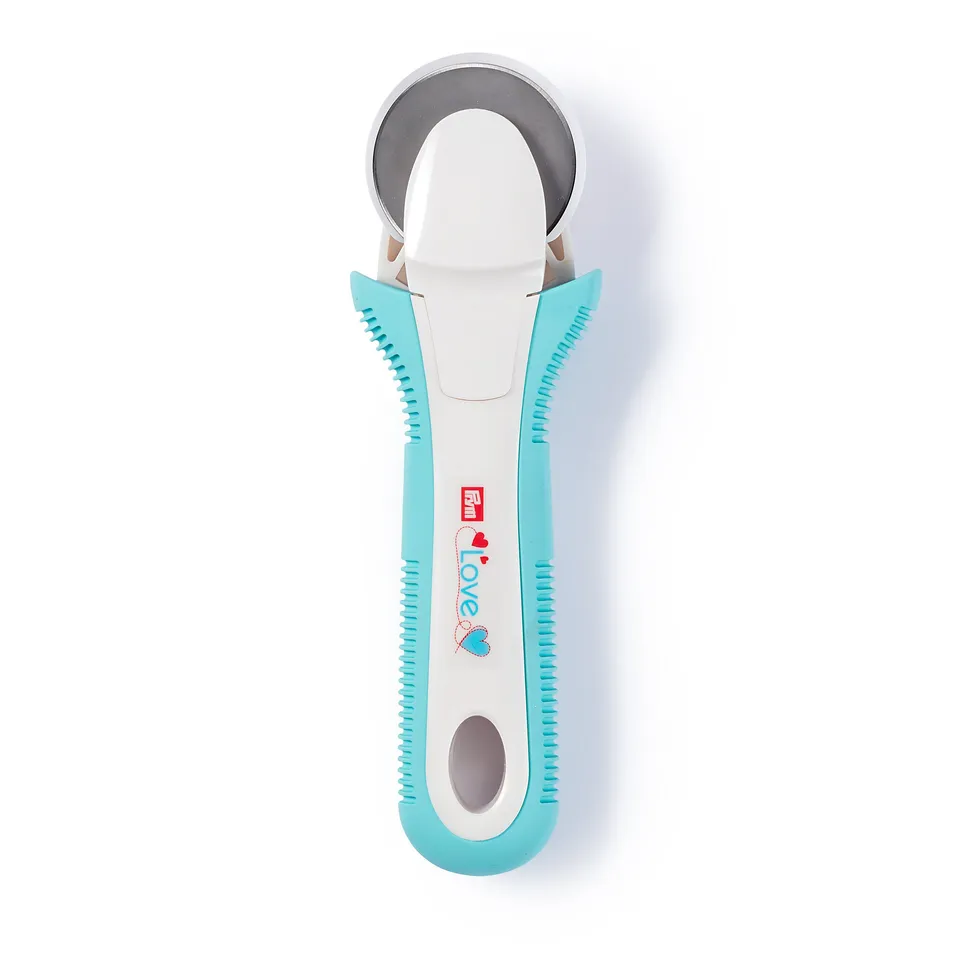 prym-love-taglierina-rotativa-45-mm-azzurro-bianco image 1