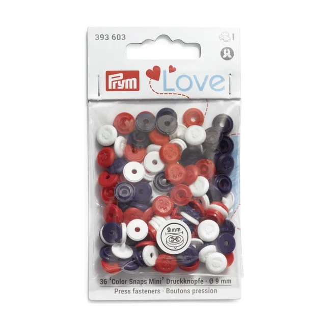 prym-love-color-snaps-393603-bottoni-a-pressione-mini-9-mm-effetto-cucito-rosso- image 1