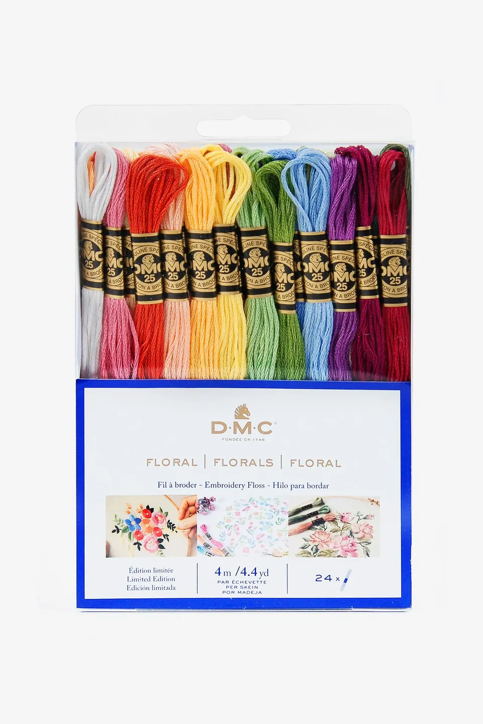 dmc-moulin-sp-cial-117mc-set-fili-ricamo-floreali-24-matassine-x-4-m image 1