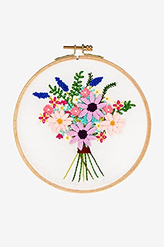 dmc-kit-bouquet-misto-gift-of-stitch-kit-ricamo-tradizionale-cosmos image 3