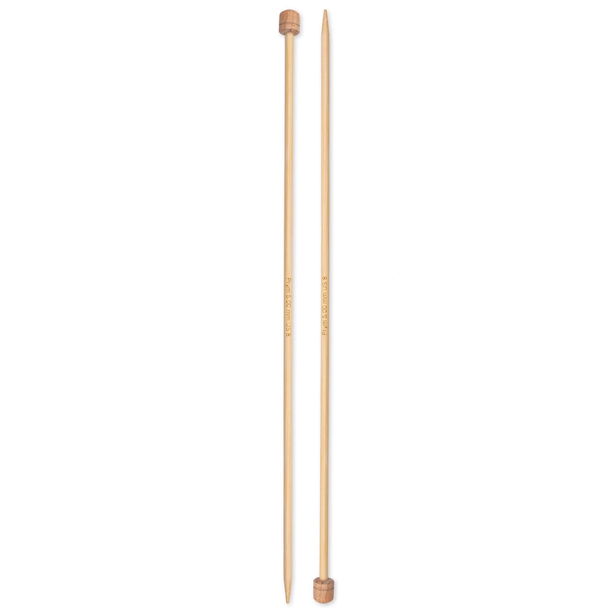 prym-ferri-da-maglia-bamb-punta-singola-33-cm-5-0-mm-2-pezzi image 2