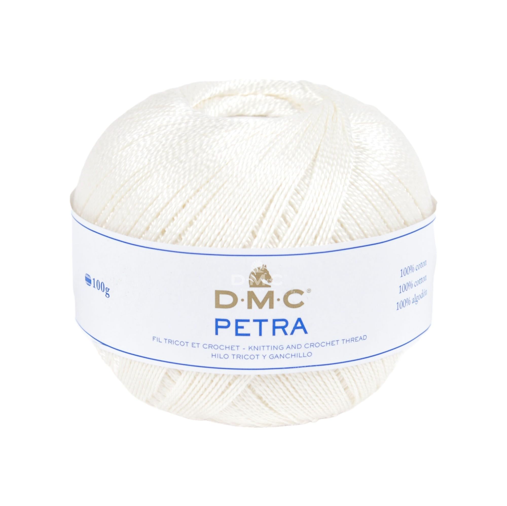 dmc-petra-n-5-filato-100-cotone-da-uncinetto-100-g-400-m image 1