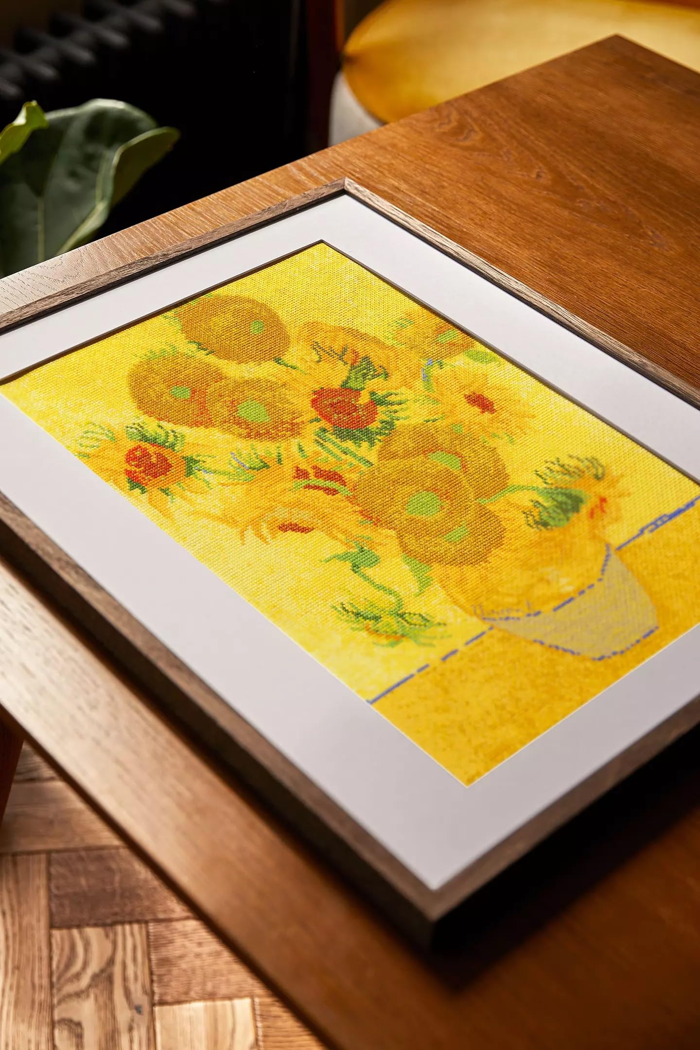 dmc-the-masters-collection-girasoli-di-van-gogh-kit-punto-croce-avanzato-nationa image 4