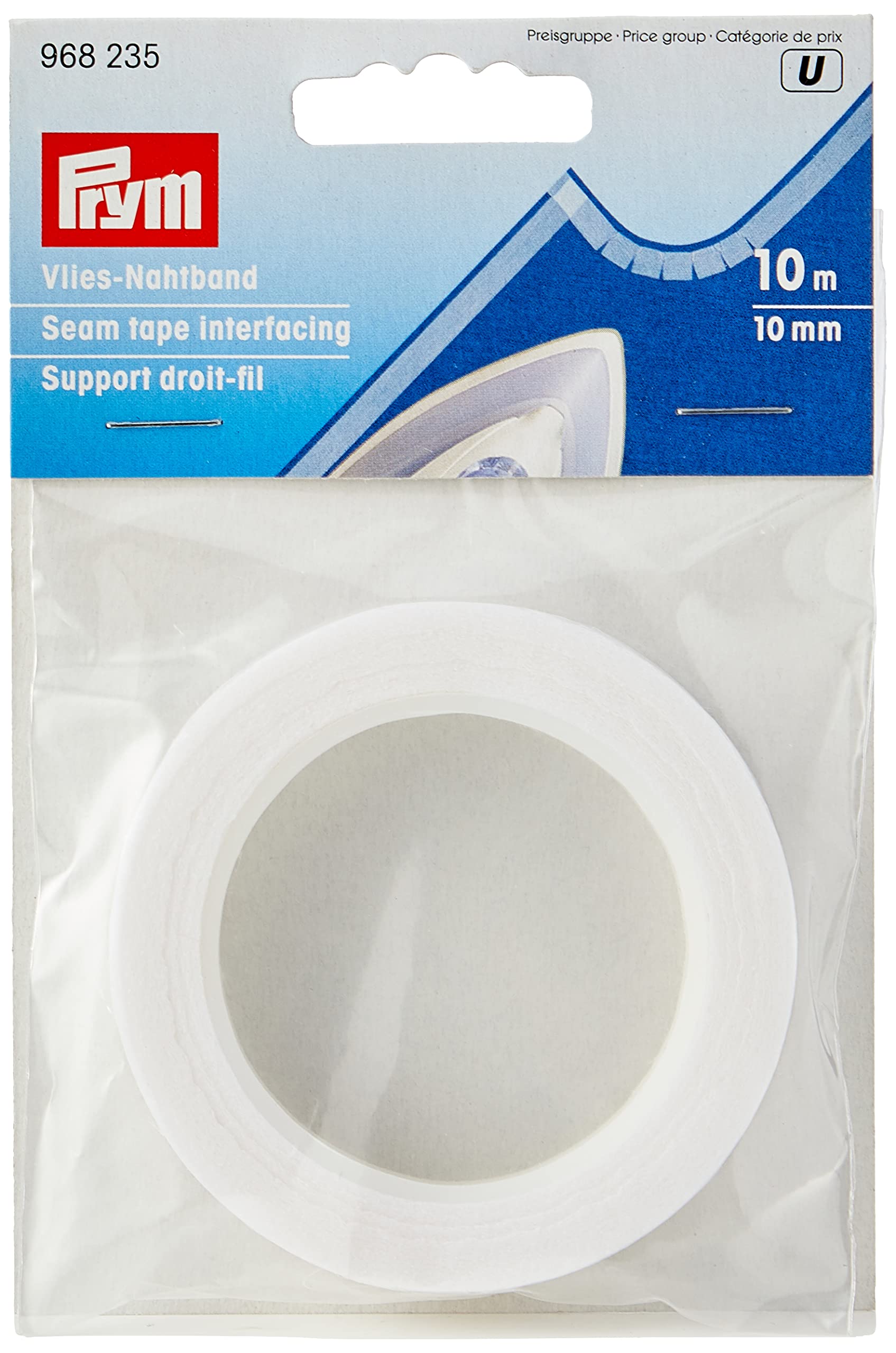 prym-nastro-termoadesivo-di-rinforzo-bianco-10-mm-x-10-m image 1