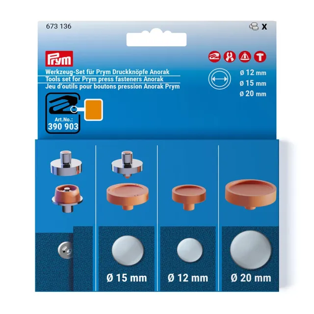 prym-673136-set-attrezzi-per-bottoni-a-pressione image 1