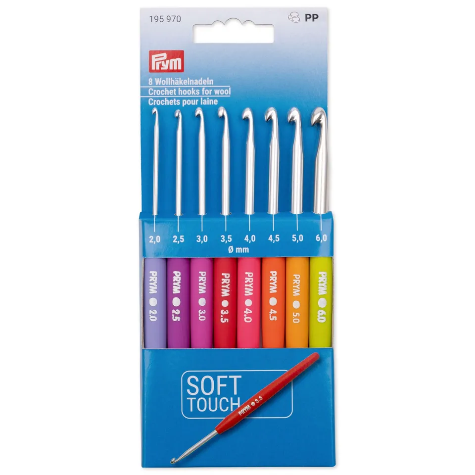 prym-soft-grip-set-uncinetti-per-lana-2-00-6-00-mm-8-pezzi image 1