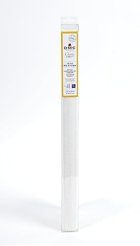 dmc-canovaccio-unifilo-pretagliato-bianco-49x61-cm-12-ct image 4