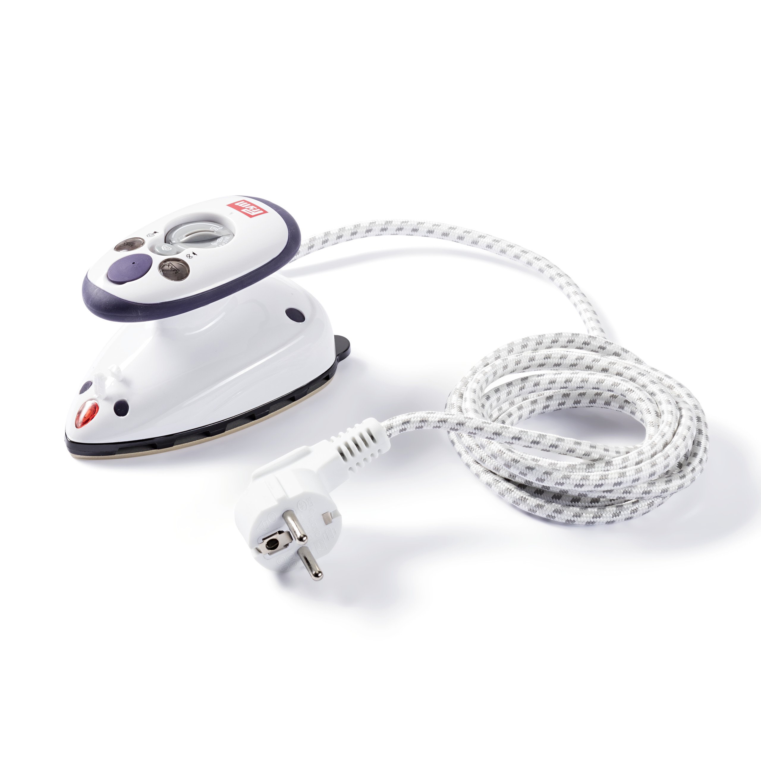 prym-611915-mini-ferro-da-stiro-a-vapore-bianco-da-viaggio image 1