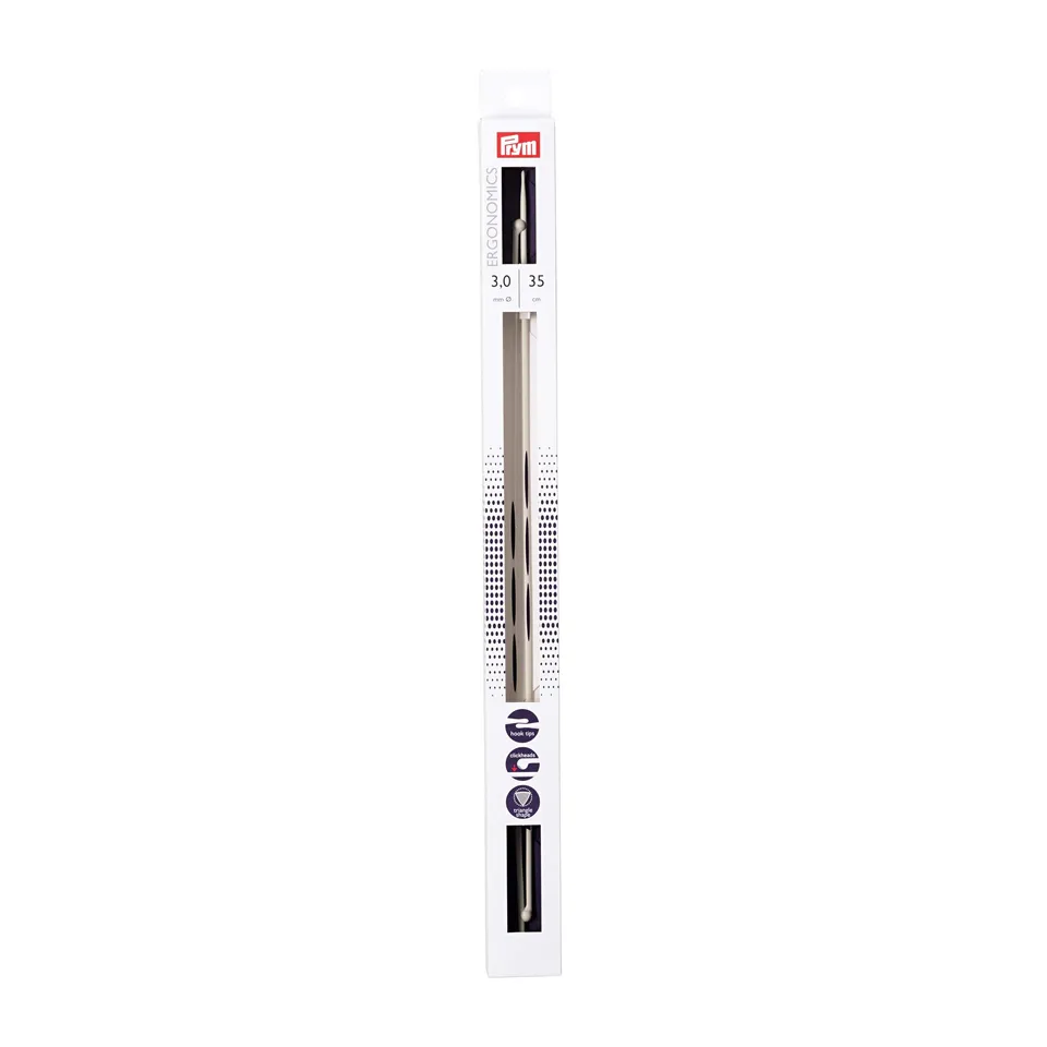 prym-ergonomics-ferri-da-maglia-a-punta-singola-3-mm-x-35-cm-coppia image 1