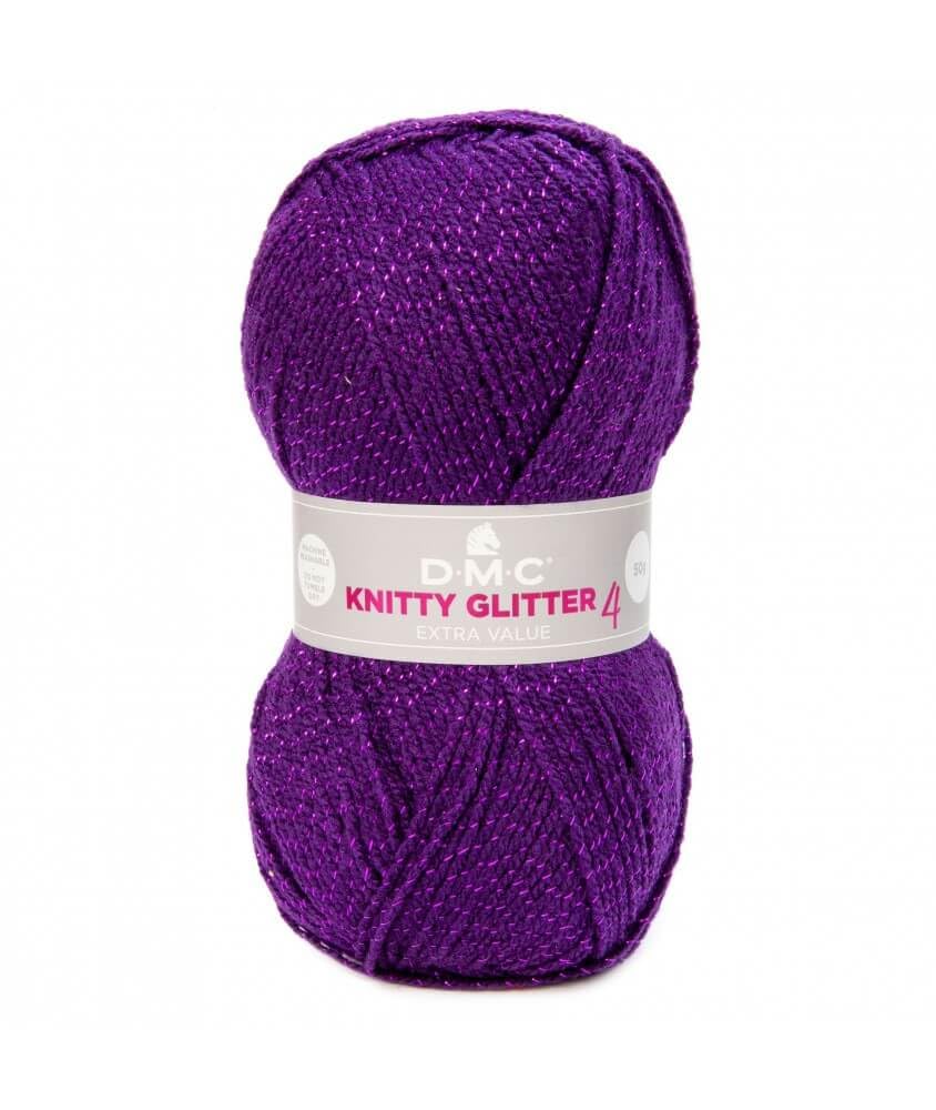 dmc-knitty-4-glitter-filato-acrilico-metallizzato-ferri-n-4-50-g-148-m image 1
