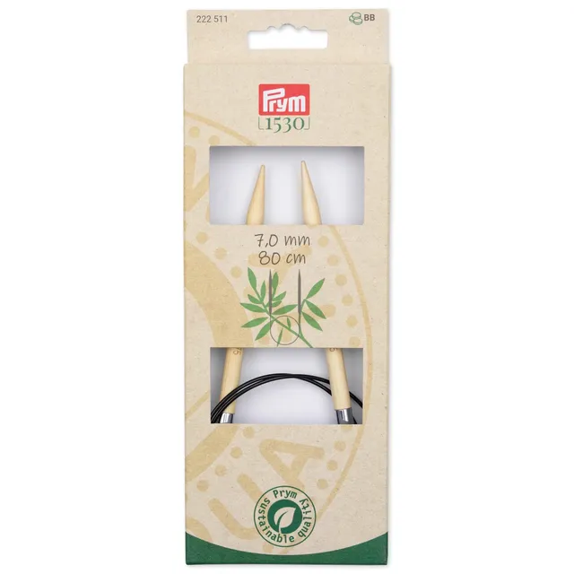 prym-1530-ferri-circolari-in-bamb-80-cm-7-00-mm image 1