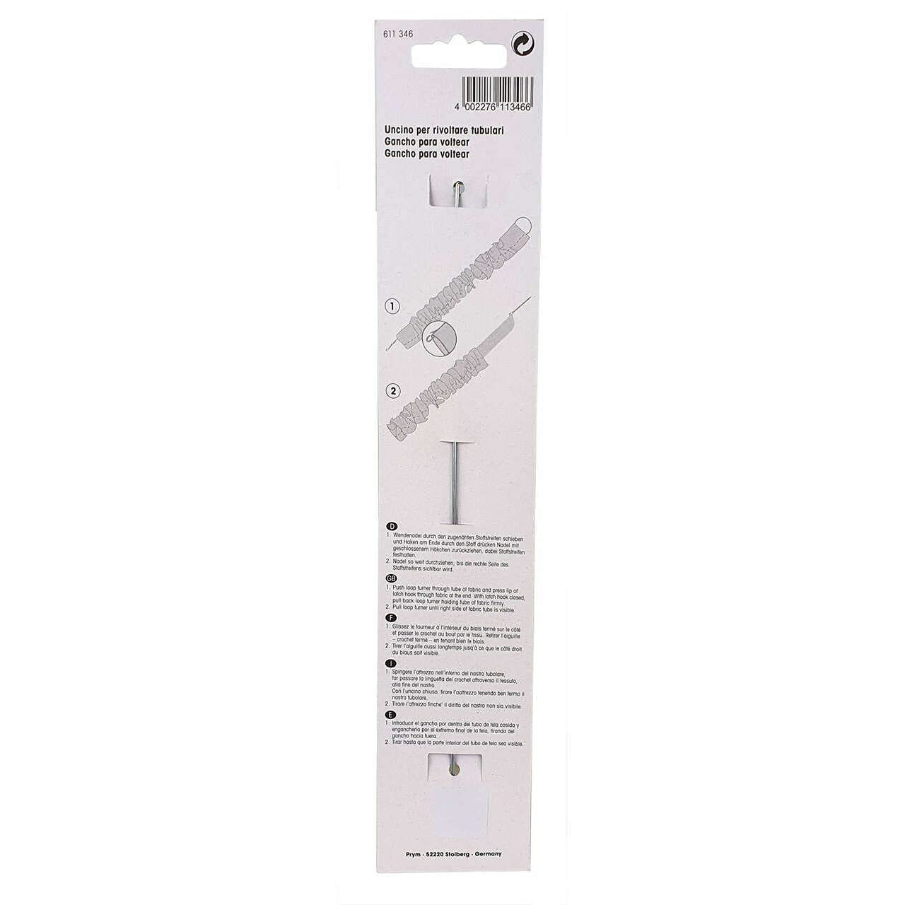 prym-uncino-per-rivoltare-tubolari-argento-per-cinture-e-accessori image 4