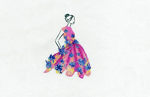 dmc-kit-festa-delle-rose-kit-punto-croce-abito-moda image 2
