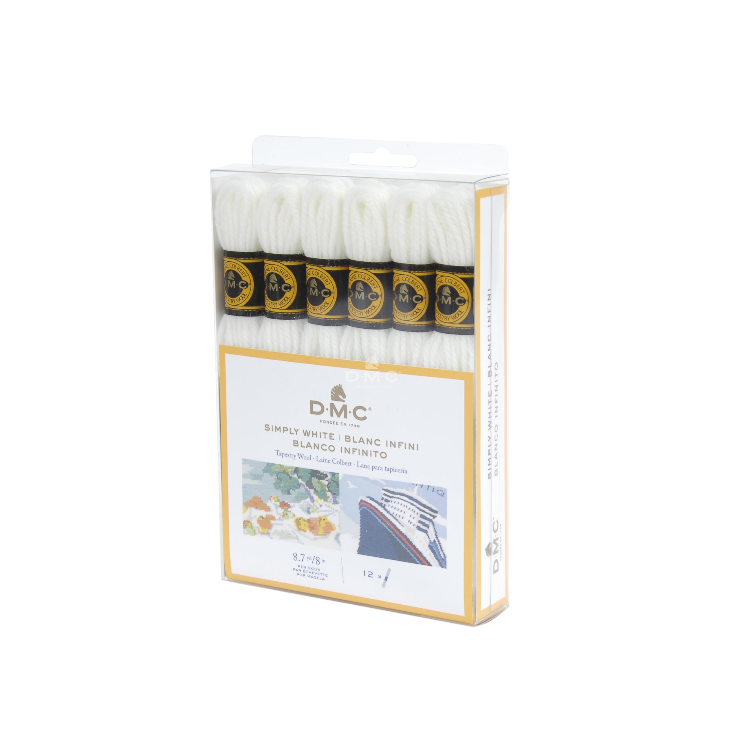 dmc-colbert-simply-white-filato-100-pura-lana-per-tappezzeria image 3
