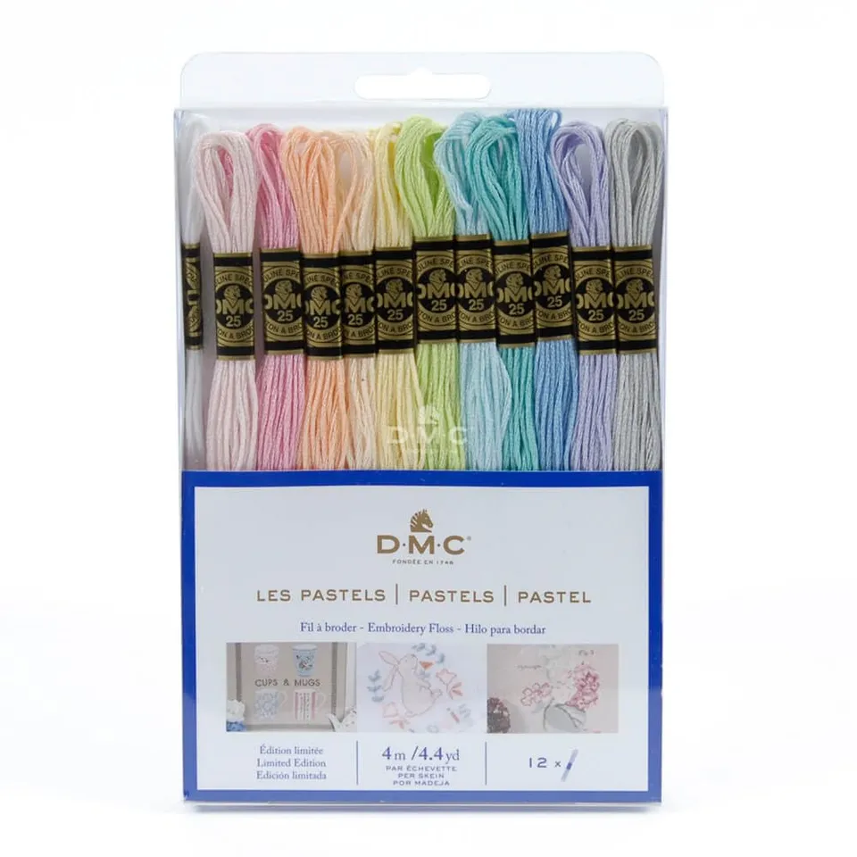 dmc-moulin-sp-cial-117mc-set-12-matassine-4-m-colori-pastello image 1