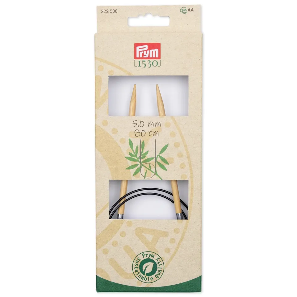 prym-1530-ferri-circolari-bamboo-80-cm-5-00-mm image 1