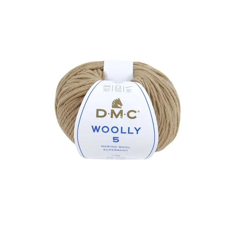 dmc-woolly-filato-100-merino-50-g-morbido-naturale image 1