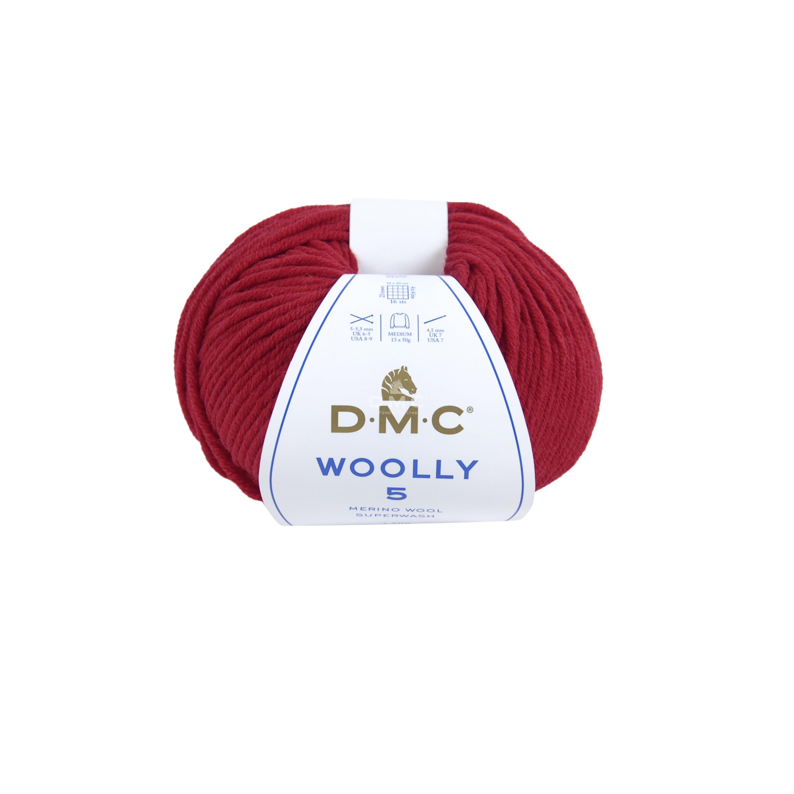 dmc-490-61-lana-merino-woolly-5-viola-80m-50g-aran-superwash image 2