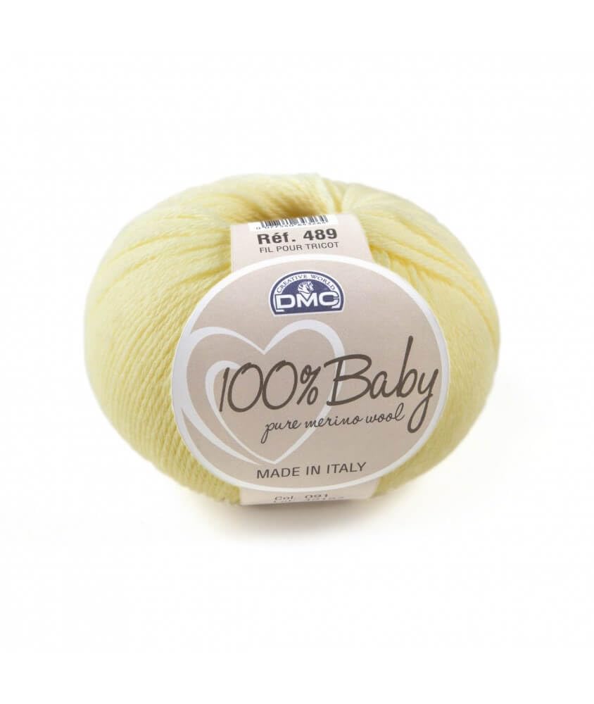 dmc-100-baby-filato-lana-merino-50-g-225-m-23-colori-tinta-unita image 1