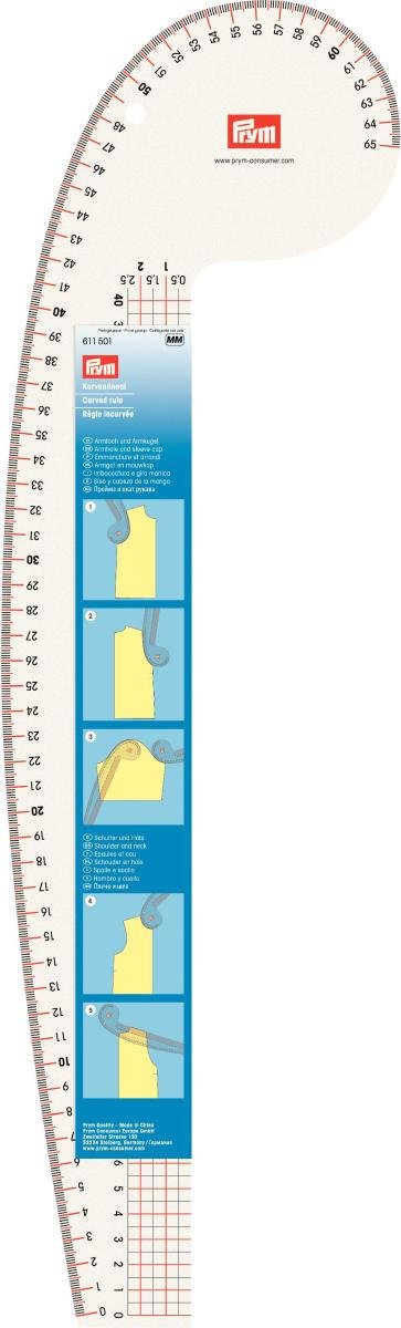 prym-611501-1-righello-curvo-per-modellistica-sartoriale image 1