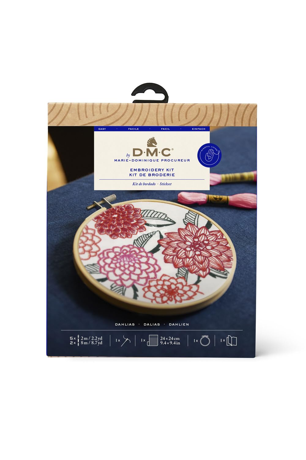 dmc-dahlias-14-5-cm-kit-ricamo-a-punto-croce image 1