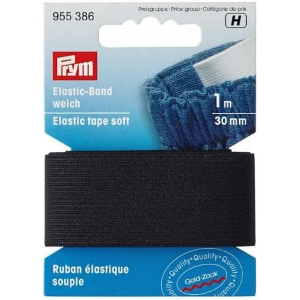 prym-nastro-elastico-morbido-bianco-25-mm-x-1-m image 2