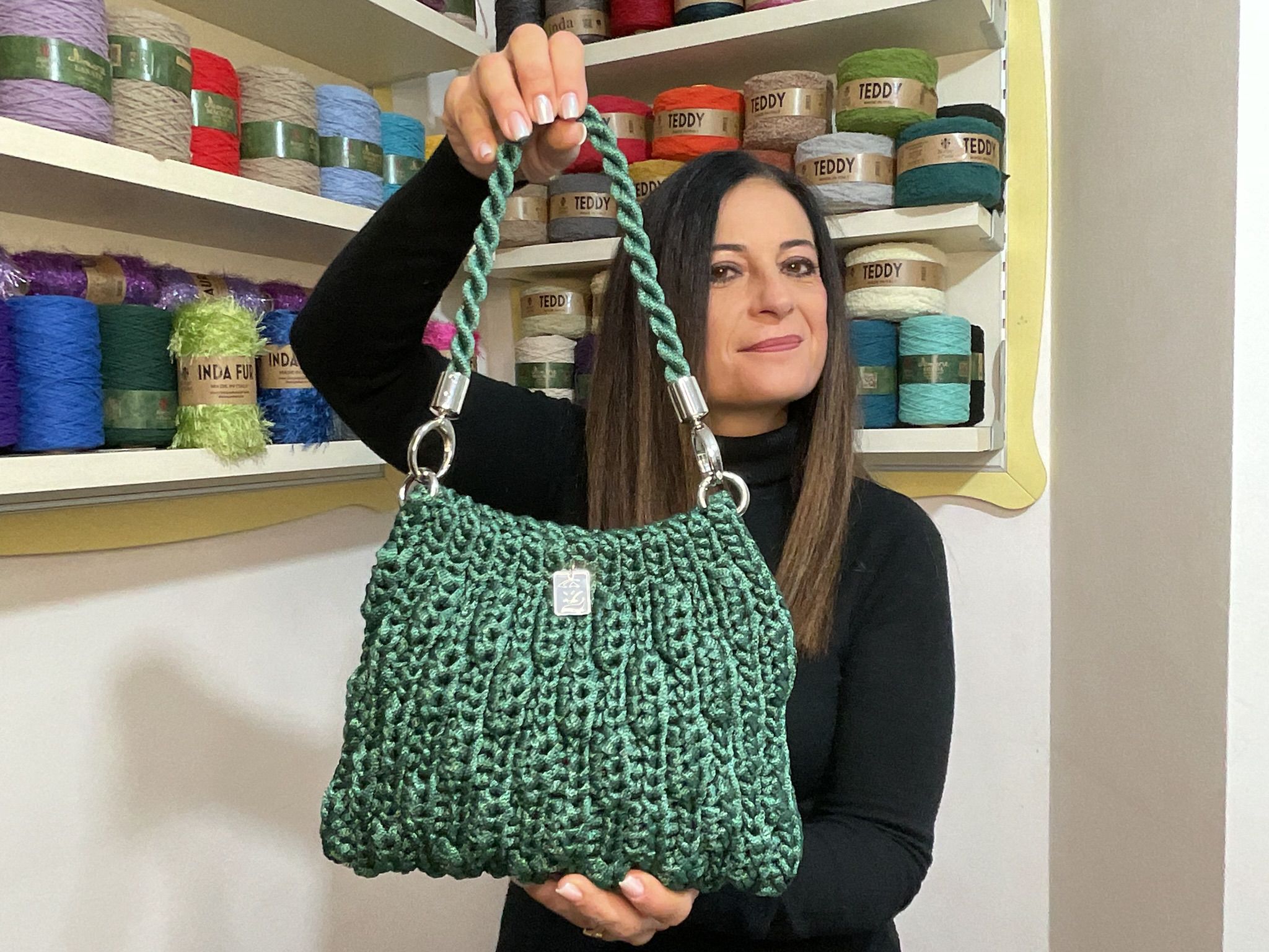 borgo-de-pazzi-kit-borsa-green-bag-di-tiziana-volpe-crochet image 1