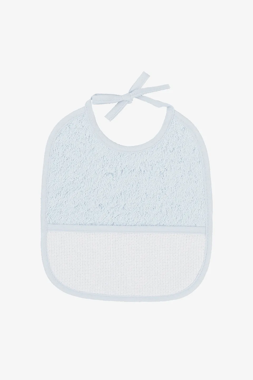 dmc-gift-of-stitch-bavaglino-0-3-mesi-azzurro-da-ricamare image 1
