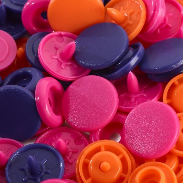 prym-love-color-kst-bottoni-a-pressione-12-4-mm-arancione-rosa-viola-393006 image 4