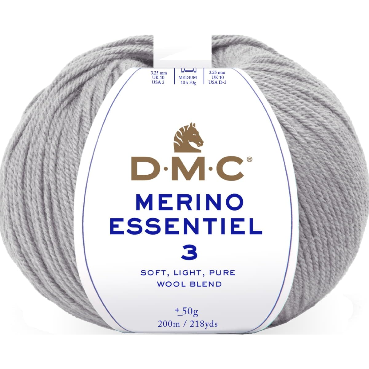 dmc-merino-essentiel-3-filato-50g-200m-50-lana-merino-50-acrilico-capi image 1