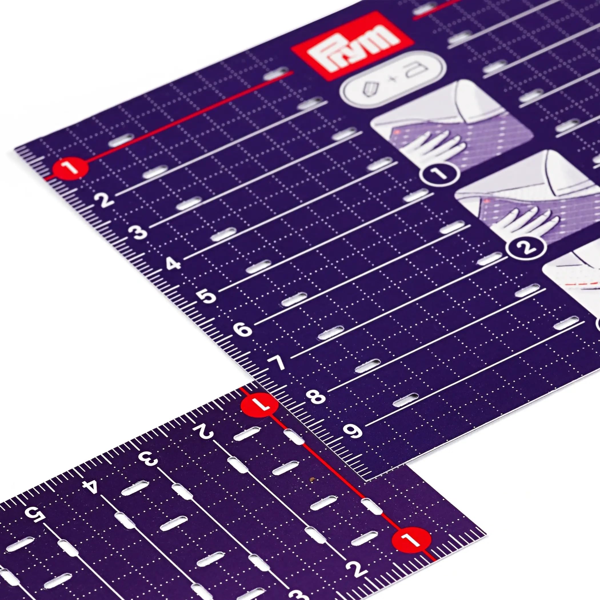prym-righello-universale-da-stiro-2-pezzi-viola-resistente-al-calore image 3