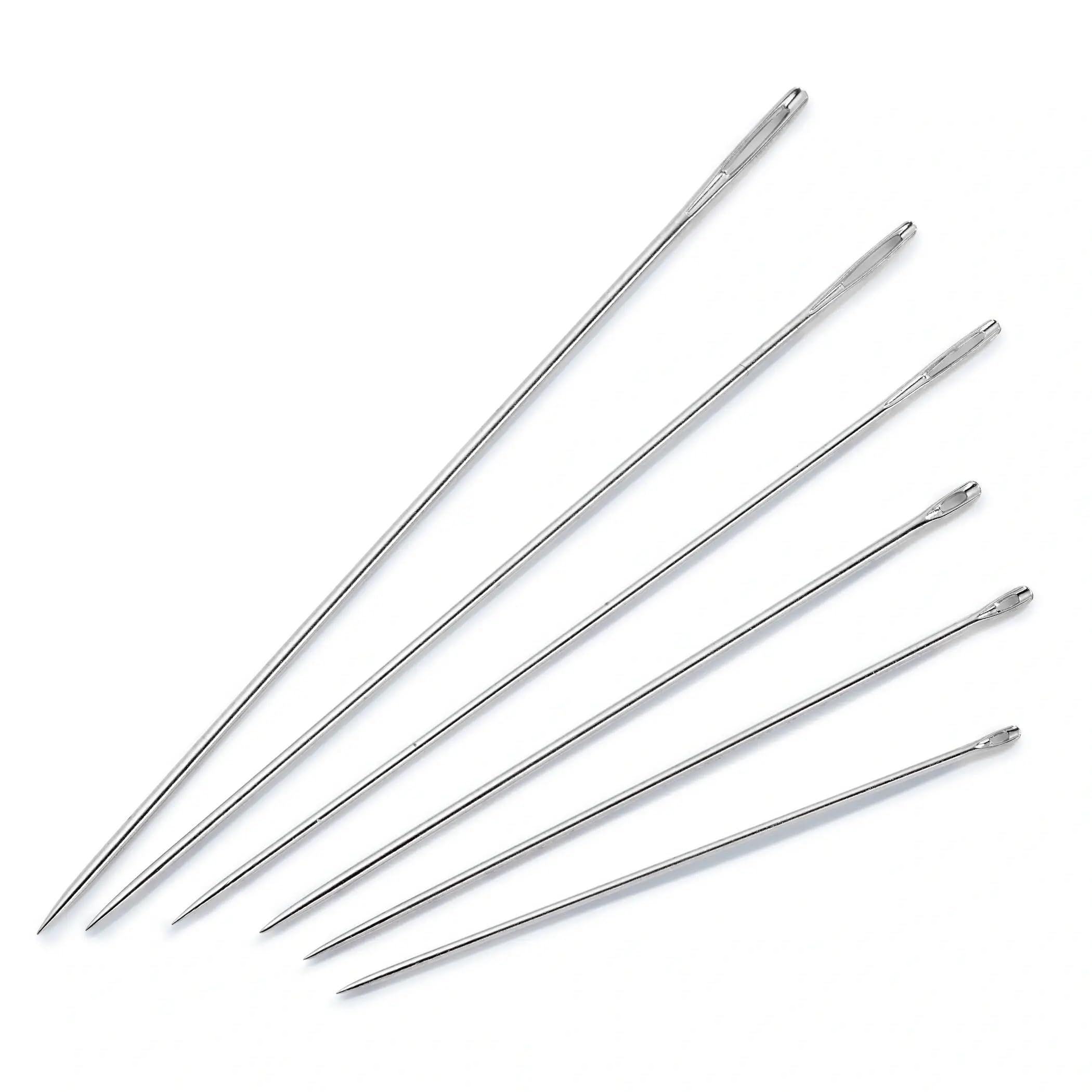 prym-aghi-per-cucito-e-ricamo-a-mano-12-pezzi-dorato-argentato image 2