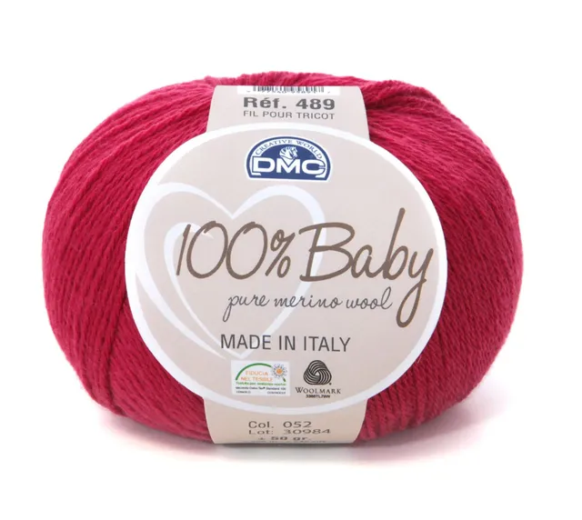 dmc-baby-100-lana-merino-50-g-225-m-filato-maglia-neonato image 1