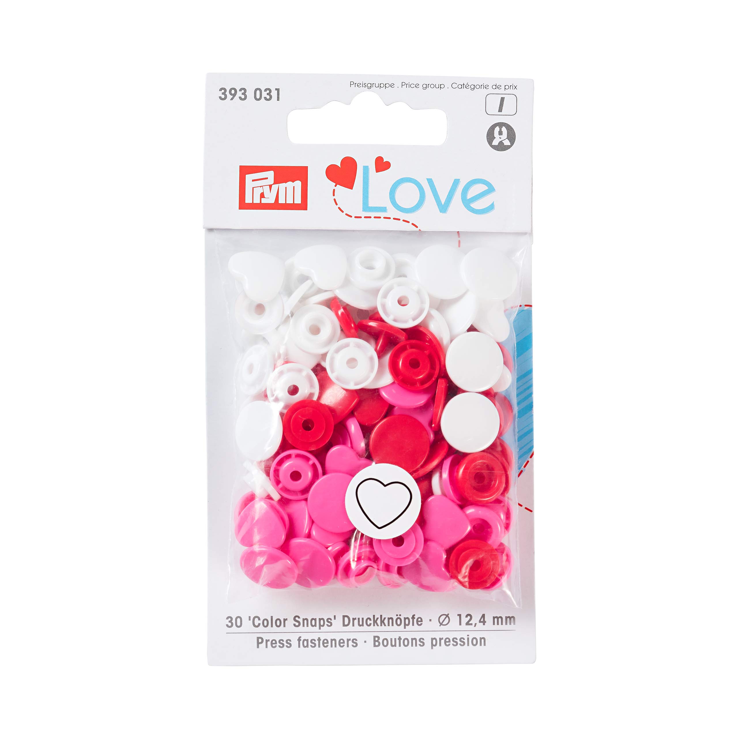 prym-love-bottoni-a-scatto-a-cuore-12-4-mm-30-pezzi-rosso-bianco-rosa image 1