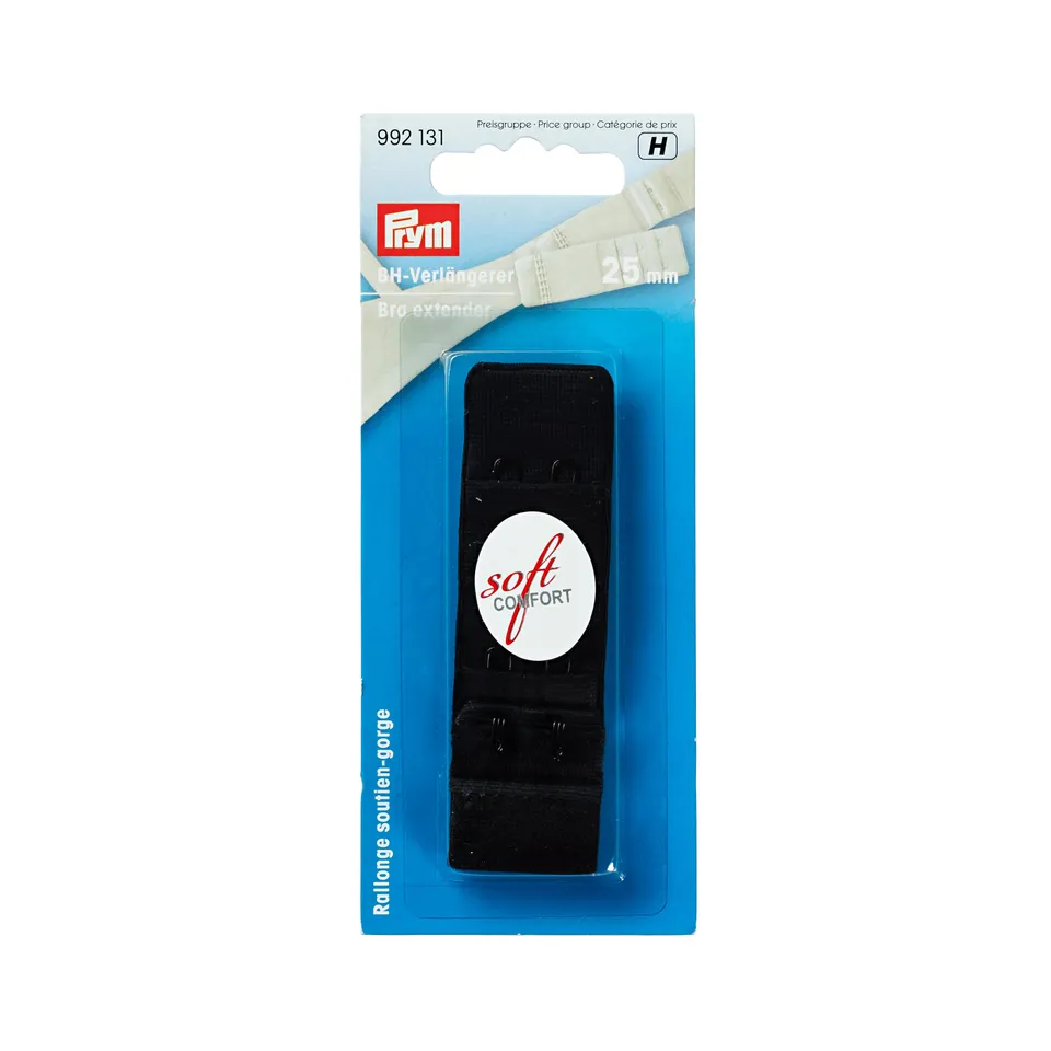 prym-estensore-per-reggiseno-nero-3x2-25-mm-1-pezzo image 1