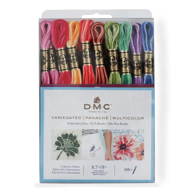 dmc-moulin-color-variations-filo-da-ricamo-variegato-36-matassine-f25pk36 image 1